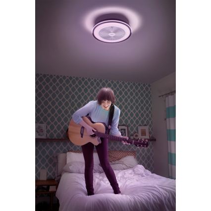 Osram - Dimbare LED-plafondlamp met geïntegreerde ventilator MURLAN LED/26W/230V 3000-6500K + afstandsbediening
