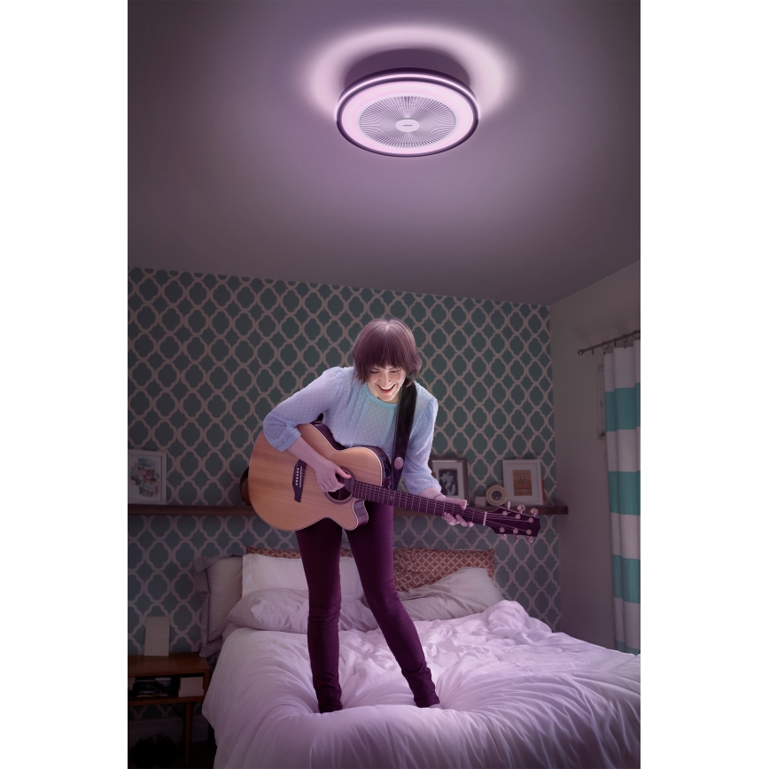 Osram - Dimbare LED-plafondlamp met geïntegreerde ventilator MURLAN LED/26W/230V 3000-6500K + afstandsbediening