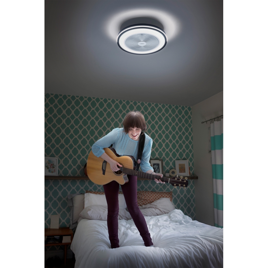 Osram - Dimbare LED-plafondlamp met geïntegreerde ventilator MURLAN LED/26W/230V 3000-6500K + afstandsbediening