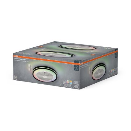 Osram - Dimbare LED-plafondlamp met geïntegreerde ventilator MURLAN LED/26W/230V 3000-6500K + afstandsbediening