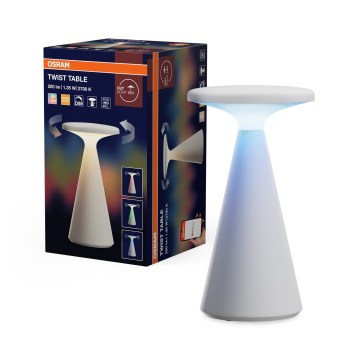 Osram - LED RGB dimbare oplaadbare buitentafellamp met aanraakbediening SMART+ TWIST LED/1,35W/3,7V 1800 mAh IP44