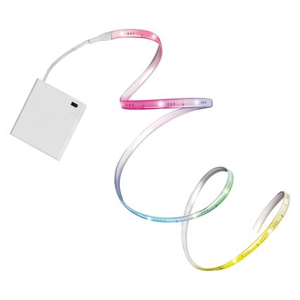 Osram - Dimbare RGB-LED-strip FLEX BATTERY 5m LED/5W/4xAA + afstandsbediening