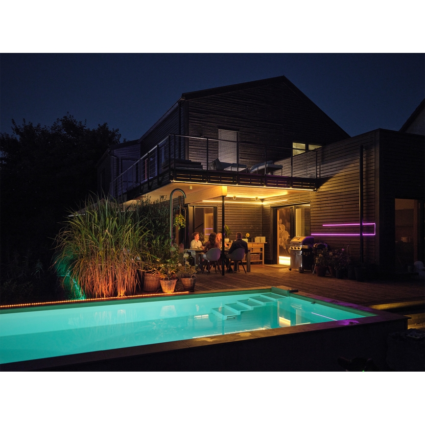 Osram - Dimbare RGB+TW LED-strip voor buiten SMART+ FLEX 5m LED/11W/230V 2000-6500K IP65