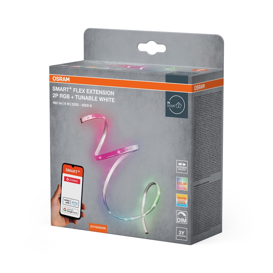 Osram - LED RGB+TW Uitbreidbare dimbare LED-strip SMART+ FLEX 1,2m LED/6W/12V