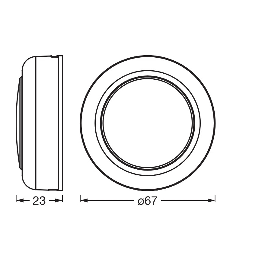 Osram - LED RGBW dimbare aanraak-oriëntatielamp SMART+ DOT-IT LED/0,5W/3,7V 300 mAh