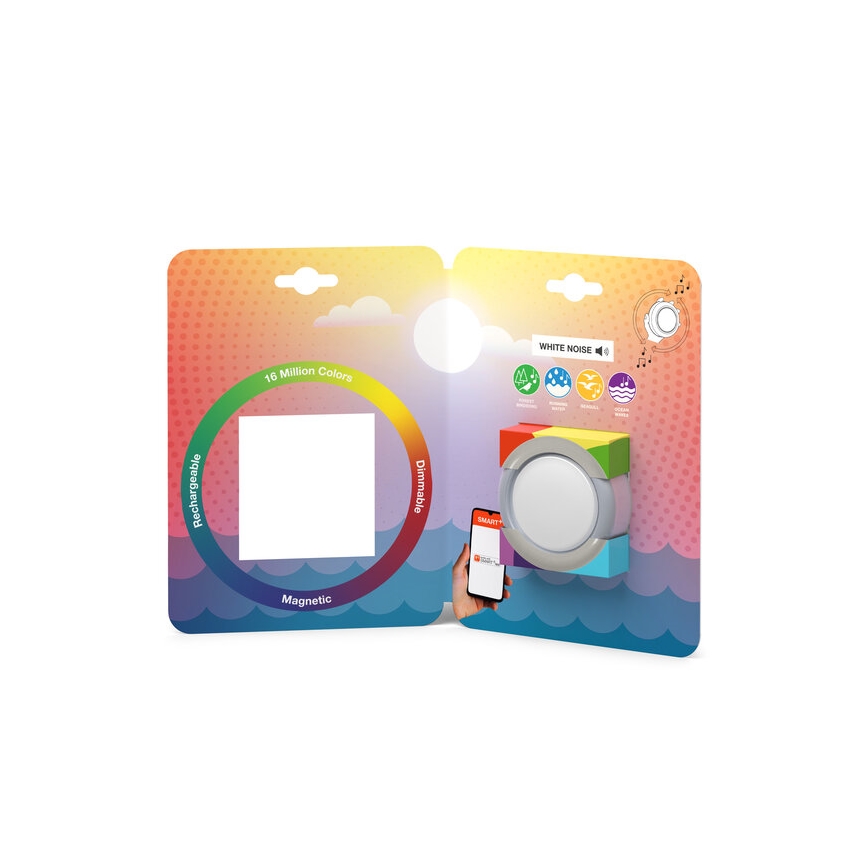 Osram - LED RGBW dimbaar aanraakgevoelig oriëntatielamp SMART+ DOT-IT LED/0,5W/3,7V 300 mAh