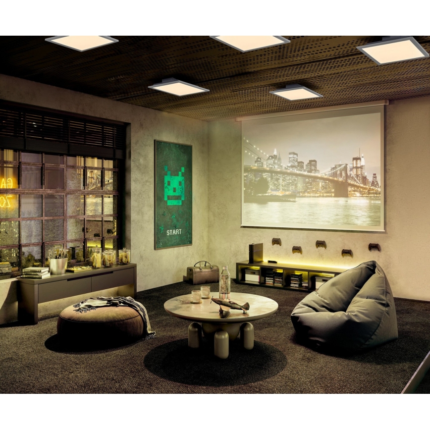 Osram - LED RGBW dimbare plafondlamp SMART+ MAGIC LED/24W/230V 2700-6500K 45x45 cm Wi-Fi + afstandsbediening