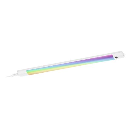 Osram - LED RGBW dimbaar onderbouwarmatuur met bewegingssensor LINEAR EDGE LED/8W/230V 50 cm wit + afstandsbediening