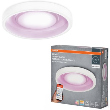 Osram- LED RGBW dimbare plafondlamp SMART+ CLARIA LED/32W/230V Ø 49 cm 2700-6500K Wi-Fi
