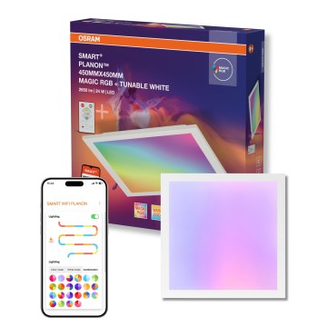 Osram - LED RGBW dimbare plafondlamp SMART+ MAGIC LED/24W/230V 2700-6500K 45x45 cm Wi-Fi + afstandsbediening