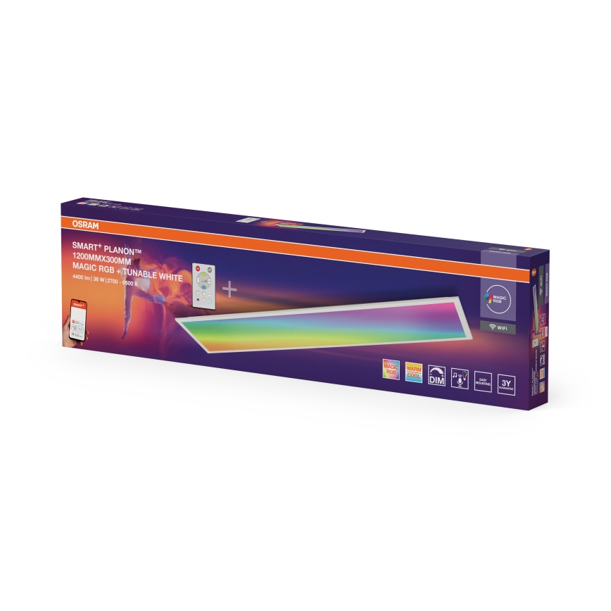 Osram - LED RGBW dimbare plafondlamp SMART+ MAGIC LED/36W/230V 2700-6500K Wi-Fi + afstandsbediening
