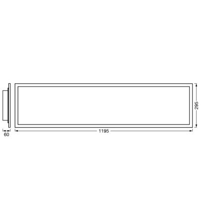 Osram - LED RGBW dimbare plafondlamp SMART+ MAGIC LED/36W/230V 2700-6500K Wi-Fi + afstandsbediening