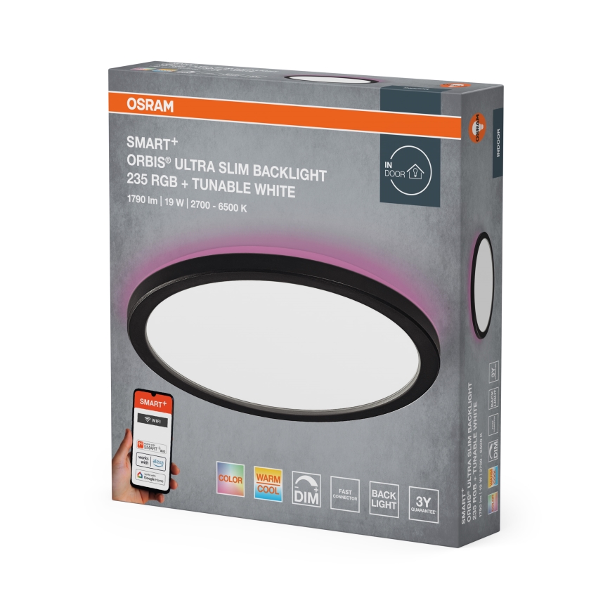 Osram - LED RGBW dimbare plafondlamp SMART+ ORBIS LED/19W/230V Ø 23,5 cm 2700-6500K Wi-Fi