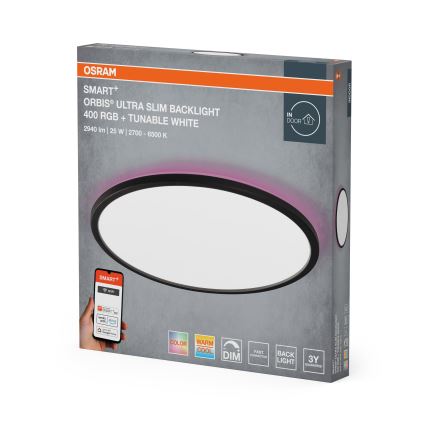 Osram - LED RGBW Dimbare plafondlamp SMART+ ORBIS LED/25W/230V pr. 40 cm 2700-6500K Wi-Fi