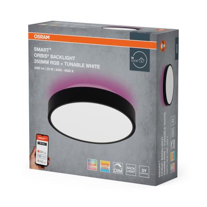 Osram - LED RGBW dimbare plafondlamp SMART+ ORBIS LED/28W/230V Ø 35 cm 2700-6500K Wi-Fi