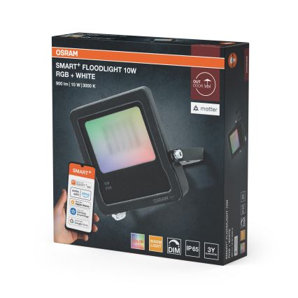 Osram - LED RGBW dimbare schijnwerper SMART+ FLOODLIGHT LED/10W/230V IP65 Wi-Fi
