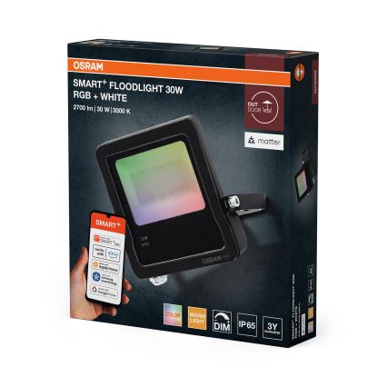 Osram - LED RGBW dimbare schijnwerper SMART+ FLOODLIGHT LED/30W/230V IP65 Wi-Fi