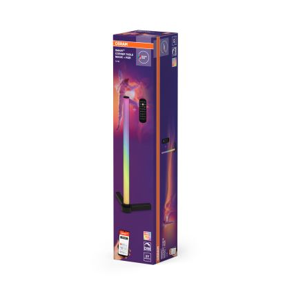 Osram - dimbare LED RGBW tafellamp SMART+ MAGIC LED/7,5W/230V 2700-6500K zwart Wi-Fi + afstandsbediening