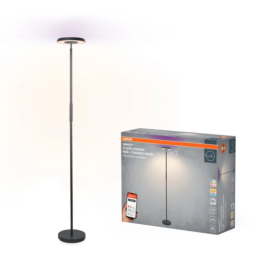 Osram - LED RGBW dimbare vloerlamp SMART+ FLOOR LED/24W/230V 2700-5000K Wi-Fi