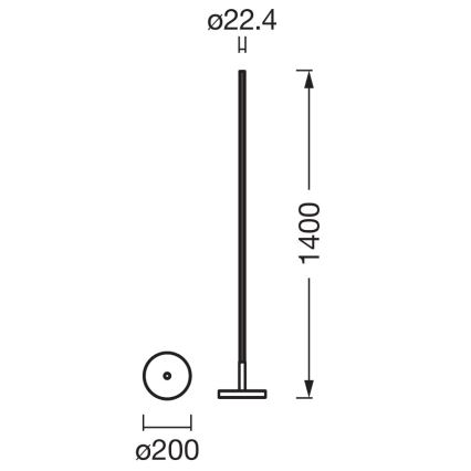 Osram - LED RGBW dimbare vloerlamp SMART+ MAGIC LED/11,5W/230V 2700-6500K zilver Wi-Fi + afstandsbediening