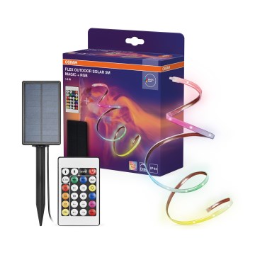 Osram - LED RGBW dimbare zonne-LED-strip FLEX MAGIC 5m LED/1,6W/3,7V 2000 mAh IP44 + afstandsbediening