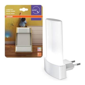 Osram - LED RGBW nachtlampje met sensor LUNETTA LED/0,28W/230V