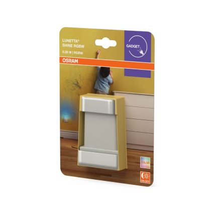 Osram - LED RGBW nachtlampje met sensor LUNETTA LED/0,28W/230V