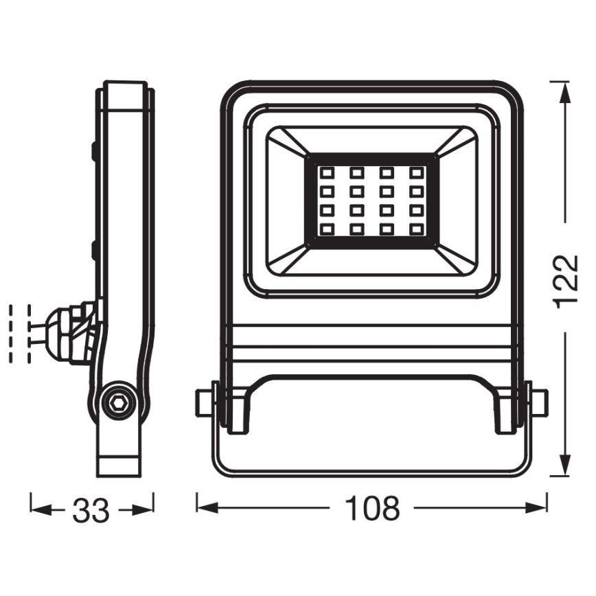 Osram - LED-schijnwerper ENDURA LED/10W/230V 3000K IP65