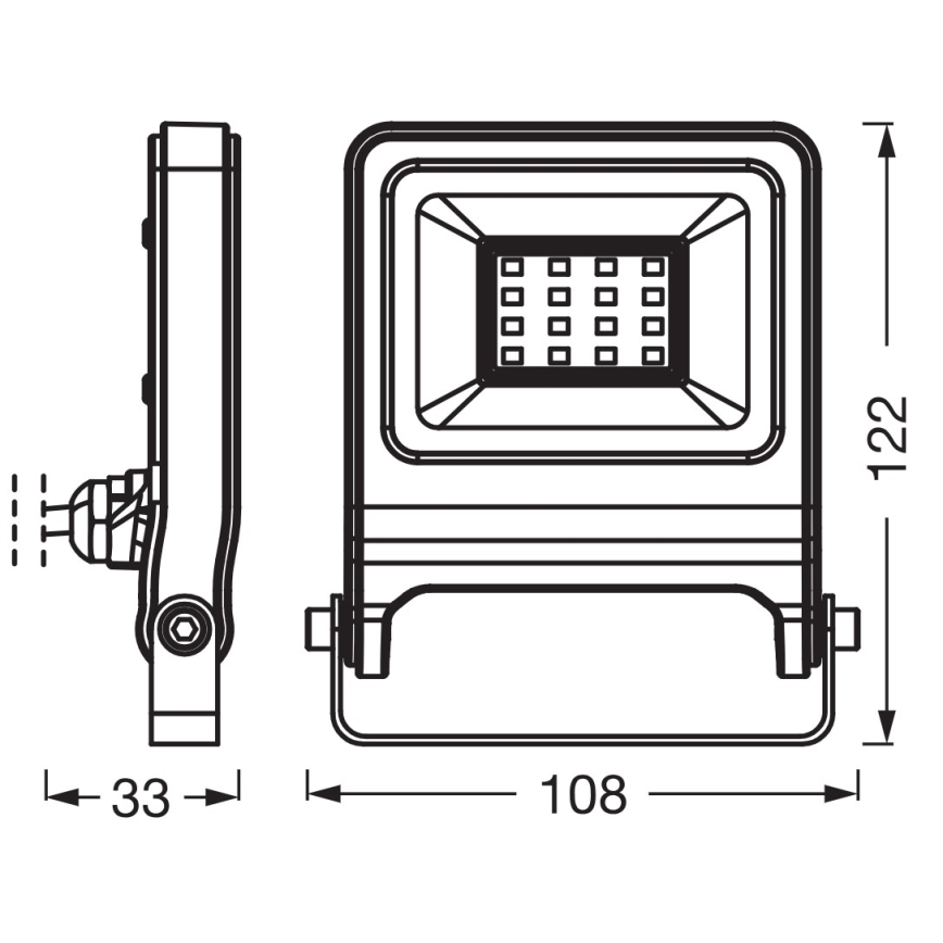 Osram - LED-schijnwerper ENDURA LED/10W/230V 4000K IP65