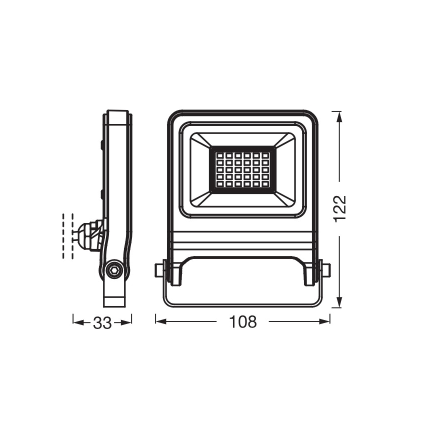 Osram - LED-schijnwerper ENDURA LED/20W/230V 4000K IP65