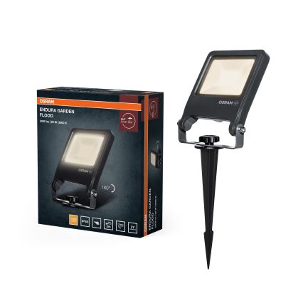 Osram - LED-schijnwerper ENDURA LED/20W/230V 3000K IP65 antraciet