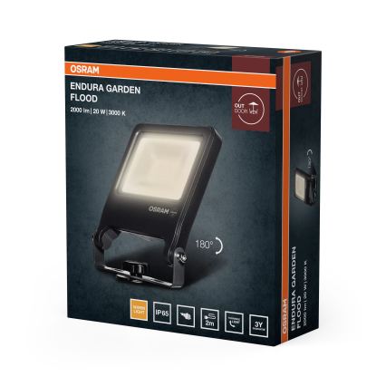 Osram - LED-schijnwerper ENDURA LED/20W/230V 3000K IP65 antraciet