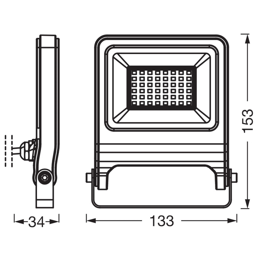 Osram - LED-schijnwerper ENDURA LED/30W/230V 3000K IP65