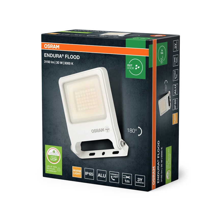 Osram - LED-schijnwerper ENDURA LED/30W/230V 3000K IP65