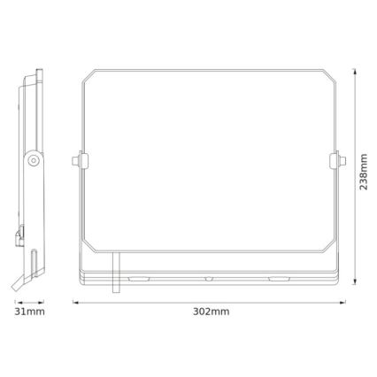 Osram - LED schijnwerper FLOODLIGHT LED/100W/230V 4000K IP65