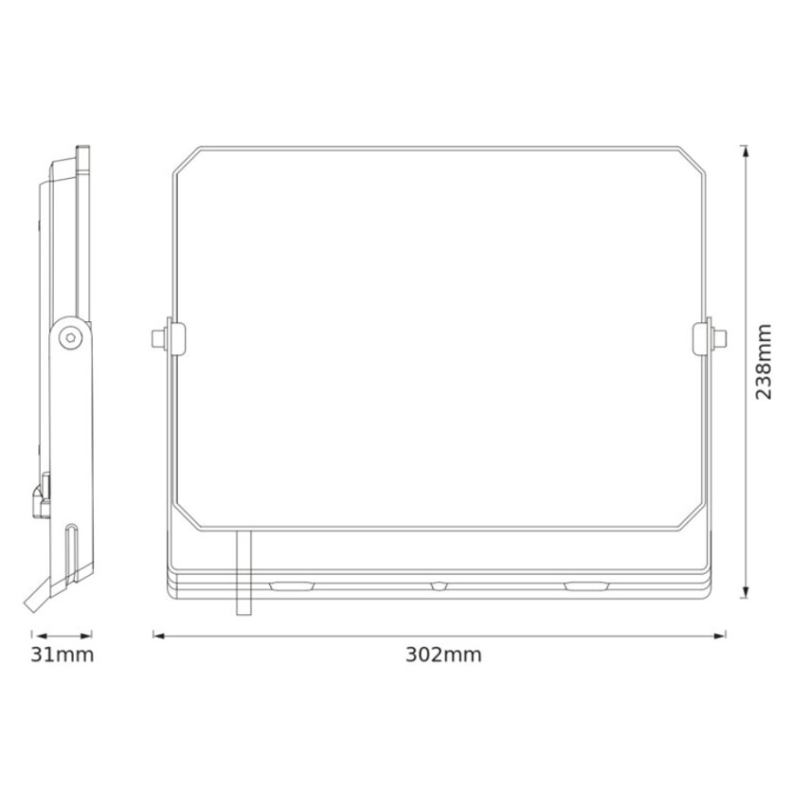 Osram - LED schijnwerper FLOODLIGHT LED/100W/230V 4000K IP65