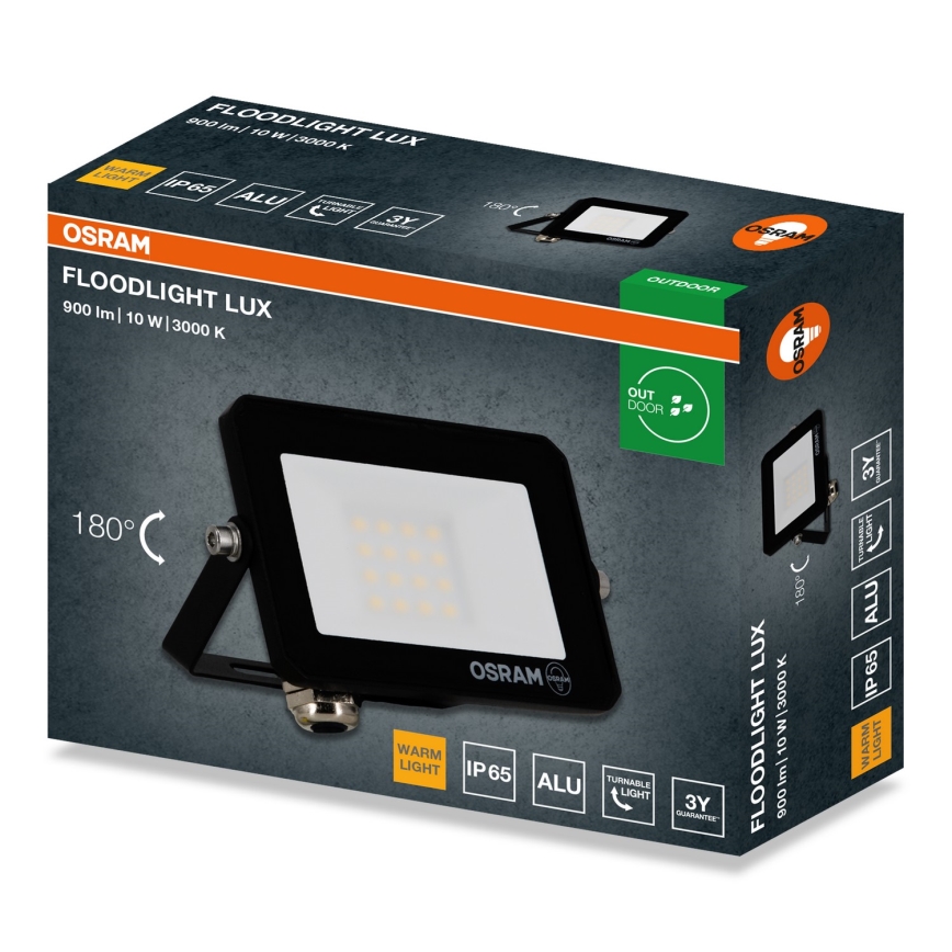 Osram - LED-schijnwerper FLOODLIGHT LED/10W/230V 3000K IP65
