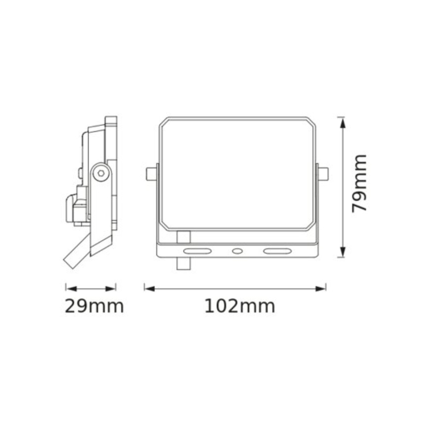 Osram - LED-schijnwerper FLOODLIGHT LED/10W/230V 3000K IP65