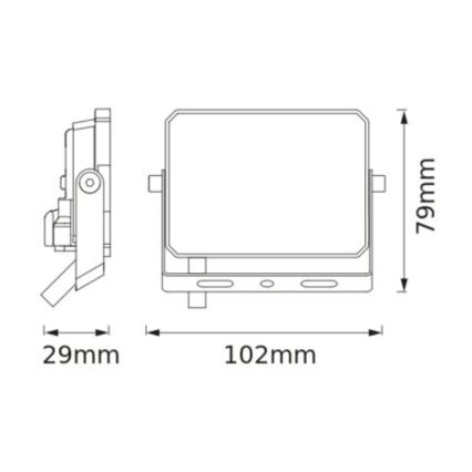Osram - LED-schijnwerper FLOODLIGHT LED/10W/230V 4000K IP65