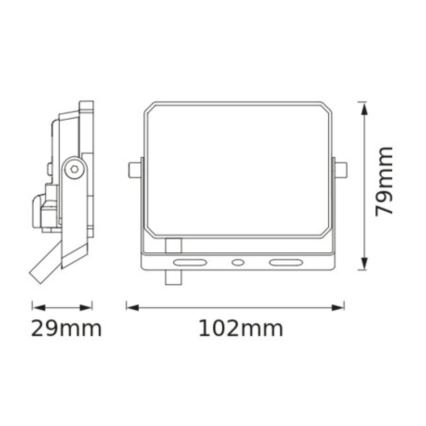 Osram - LED-schijnwerper FLOODLIGHT LED/10W/230V 6500K IP65