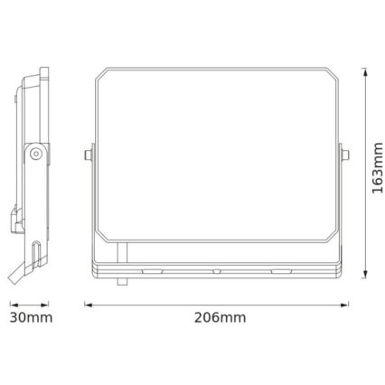 Osram - LED-schijnwerper FLOODLIGHT LED/50W/230V 3000K IP65