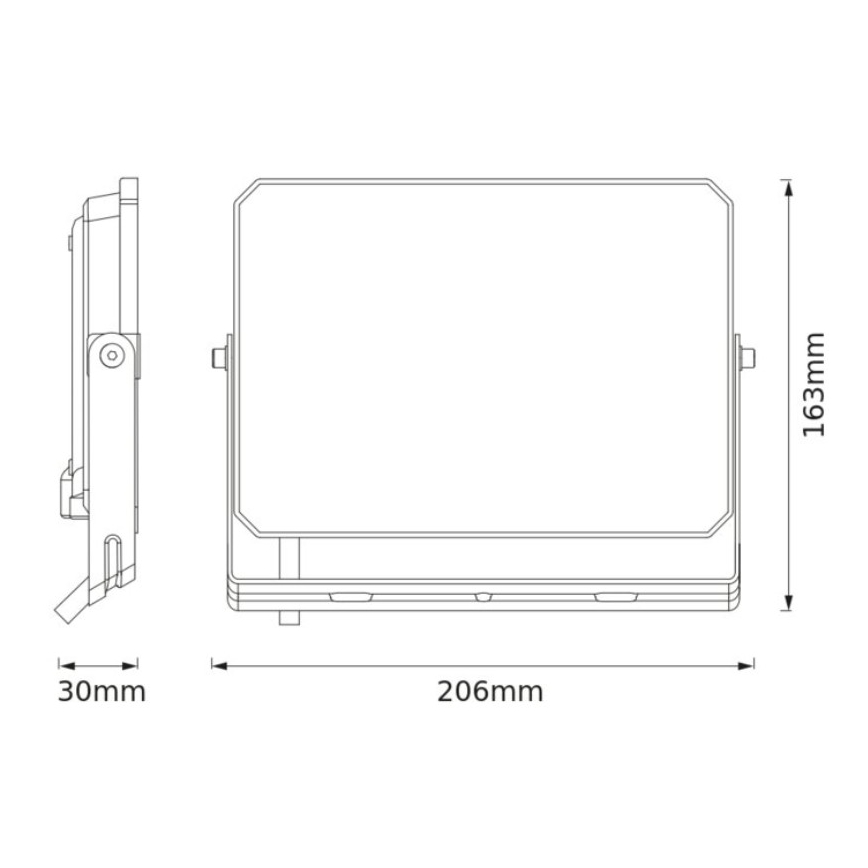 Osram - LED-schijnwerper FLOODLIGHT LED/50W/230V 3000K IP65