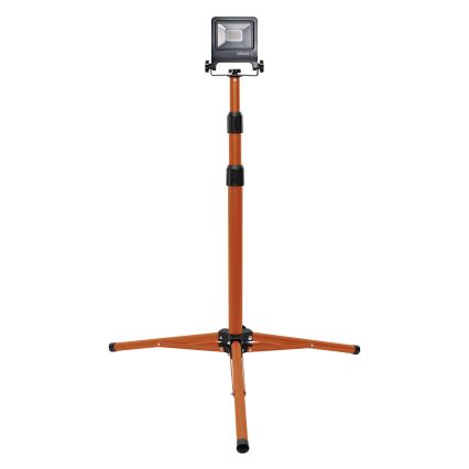 Osram - LED-schijnwerper met statief TRIPOD LED/20W/230V 4000K IP65 oranje