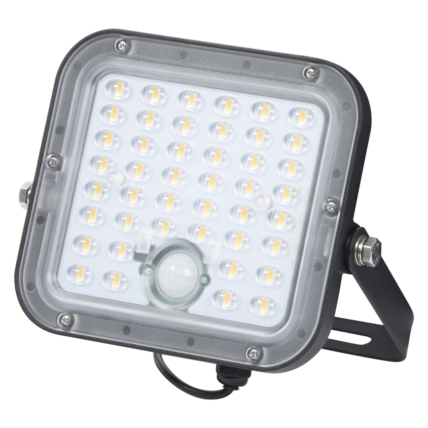 Osram - Dimbare LED-zonne-schijnwerper met sensor ENDURA LED/10W/4,2V 4000K IP65 zwart + afstandsbediening