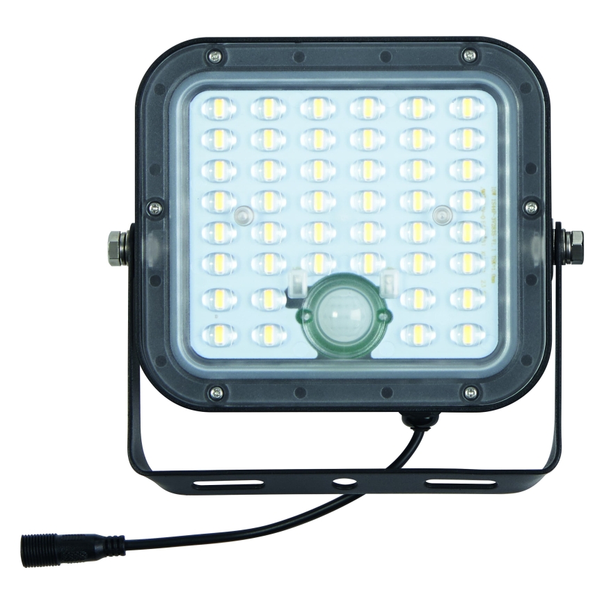 Osram - Dimbare LED-zonne-schijnwerper met sensor ENDURA LED/10W/4,2V 4000K IP65 zwart + afstandsbediening
