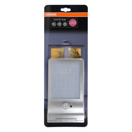 Osram - LED Solar wandlamp met sensor DOORLED 1xLED/3W IP44