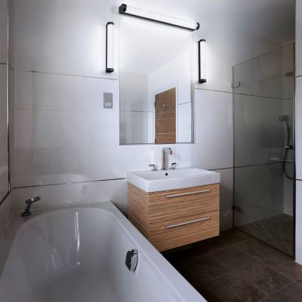 Osram - Dimbare LED-badspiegelverlichting ORBIS TUBE LED/12W/230V 3000/4000K 60 cm IP44 zwart