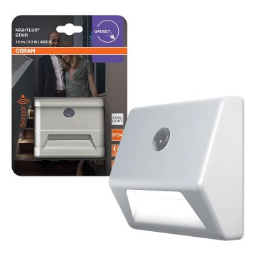 Osram - LED-trapverlichting met NIGHTLUX-sensor LED/0,25W/3xAAA IP54 wit