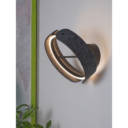 Osram - LED-wandlamp DECOR CURVE LED/20W/230V grijs