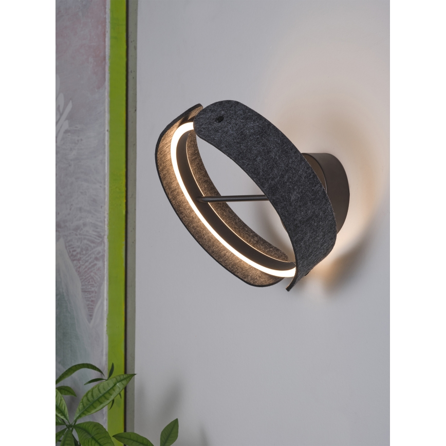 Osram - LED-wandlamp DECOR CURVE LED/20W/230V grijs